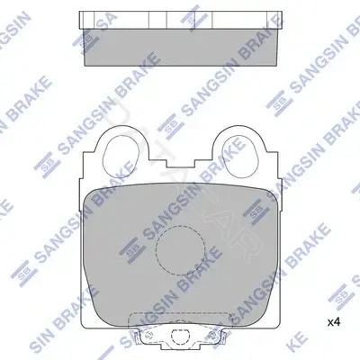 Тормозные колодки Hi-Q SP1554