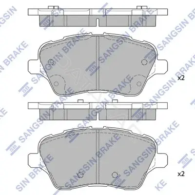 Тормозные колодки Hi-Q SP1811
