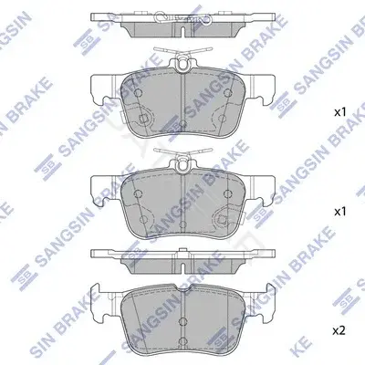 Тормозные колодки Hi-Q SP1919A