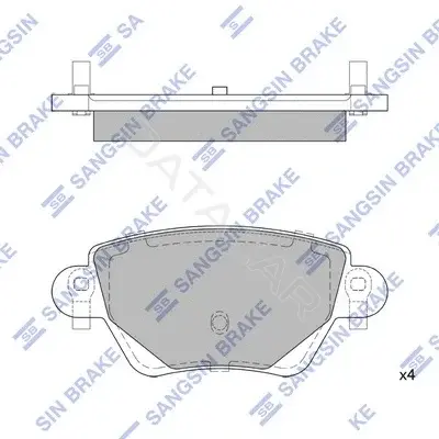 Тормозные колодки Hi-Q SP2031