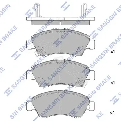 Тормозные колодки Hi-Q SP2032