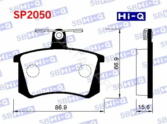 Тормозные колодки Hi-Q SP2050