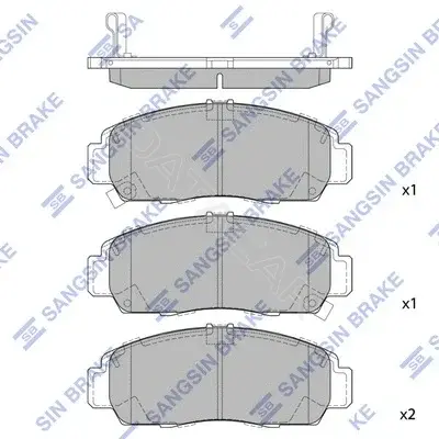 Тормозные колодки Hi-Q SP2114