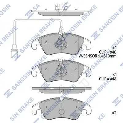 Тормозные колодки Hi-Q SP2145