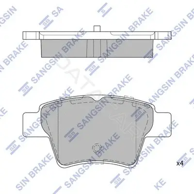 Тормозные колодки Hi-Q SP2153
