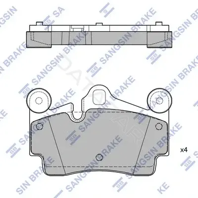Тормозные колодки Hi-Q SP2198