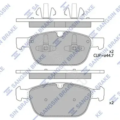 Тормозные колодки Hi-Q SP2320