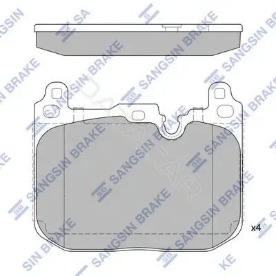 Тормозные колодки Hi-Q SP2402A