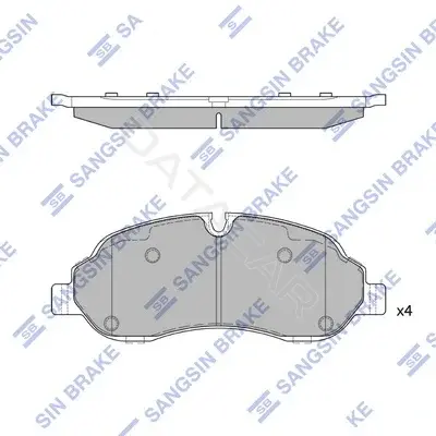 Тормозные колодки Hi-Q SP2583