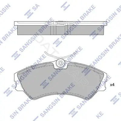 Тормозные колодки Hi-Q SP4053