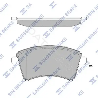 Тормозные колодки Hi-Q SP4059