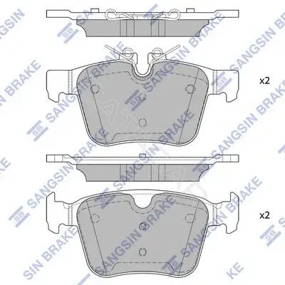 Тормозные колодки Hi-Q SP4069