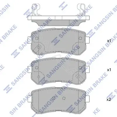Тормозные колодки Hi-Q SP4113