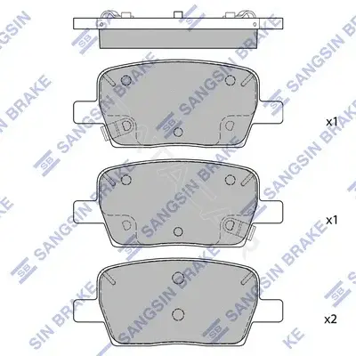 Тормозные колодки Hi-Q SP4116A