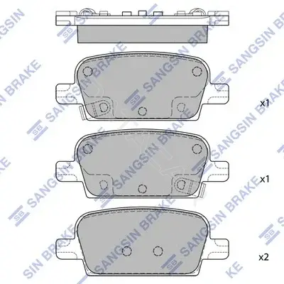 Тормозные колодки Hi-Q SP4118