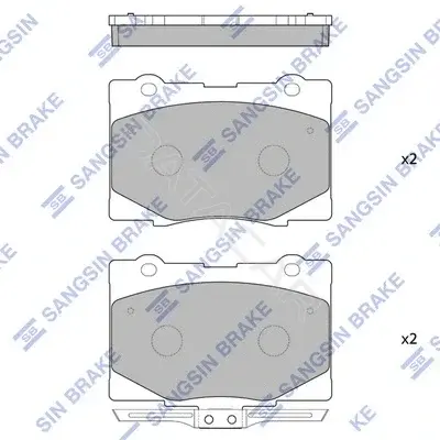 Тормозные колодки Hi-Q SP4141