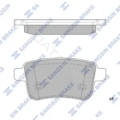 Тормозные колодки Hi-Q SP4158