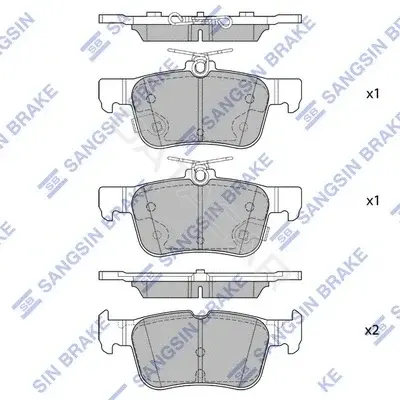 Тормозные колодки Hi-Q SP4171