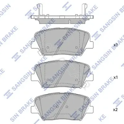 Тормозные колодки Hi-Q SP4227