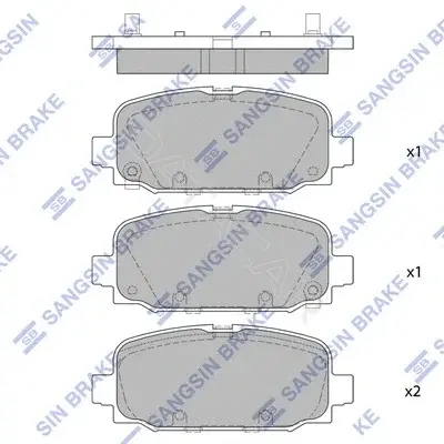 Тормозные колодки Hi-Q SP4283