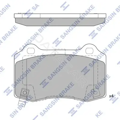 Тормозные колодки Hi-Q SP4296