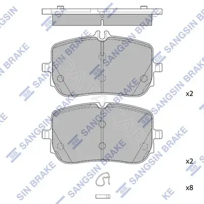 Тормозные колодки Hi-Q SP4336