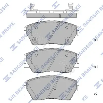 Тормозные колодки Hi-Q SP4369