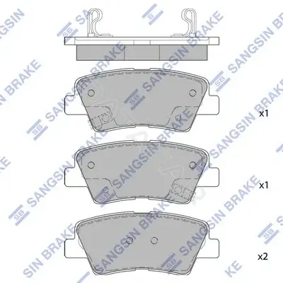 Тормозные колодки Hi-Q SP4458