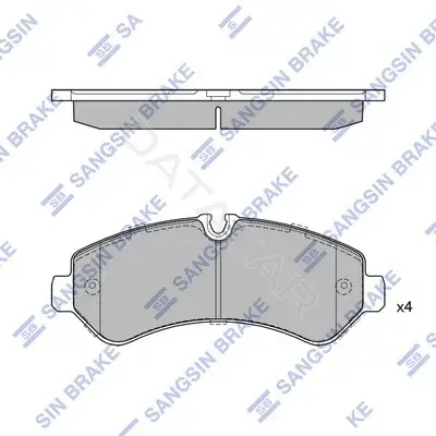 Тормозные колодки Hi-Q SP4481