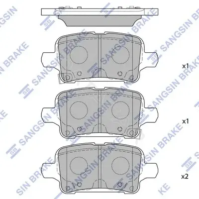 Тормозные колодки Hi-Q SP4536