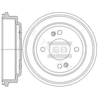 Тормозной барабан Hi-Q SD1078
