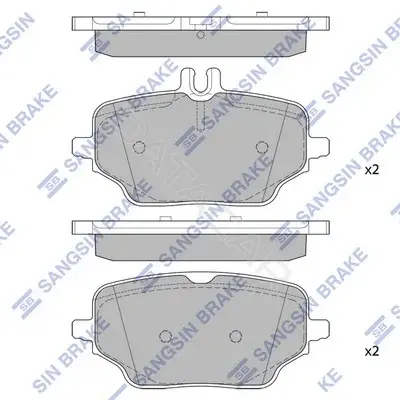 Тормозные колодки Hi-Q SP4016