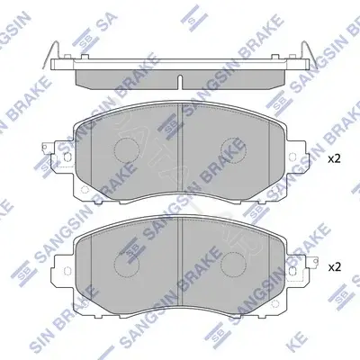 Тормозные колодки Hi-Q SP4221(SD)