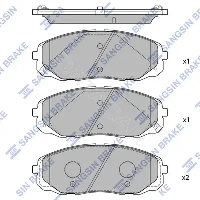 Тормозные колодки Hi-Q SP1688(SD)