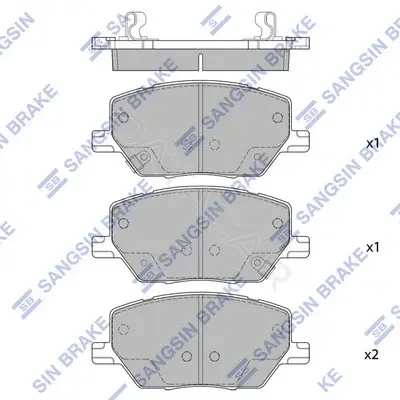 Тормозные колодки Hi-Q SP4006(SD)