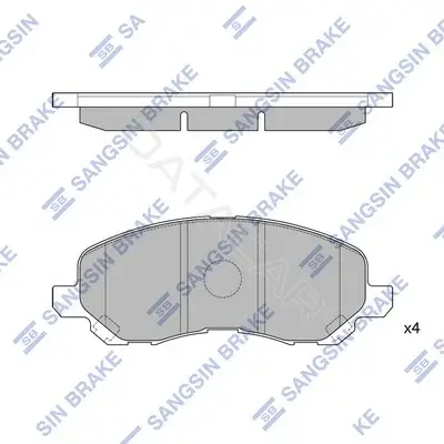 Тормозные колодки Hi-Q SP1360(SD)