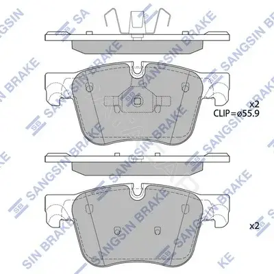 Тормозные колодки Hi-Q SP4032(SD)