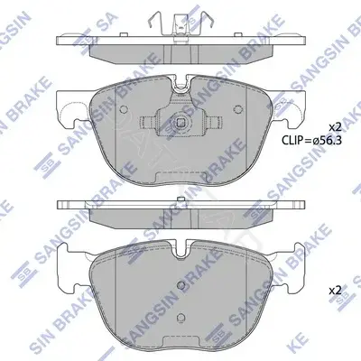 Тормозные колодки Hi-Q SP2172(SD)