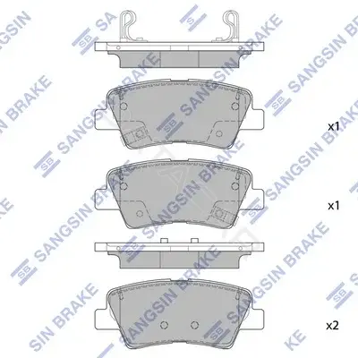 Тормозные колодки Hi-Q SP1845(SD)