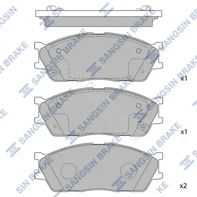 Тормозные колодки Hi-Q SP1164(SD)