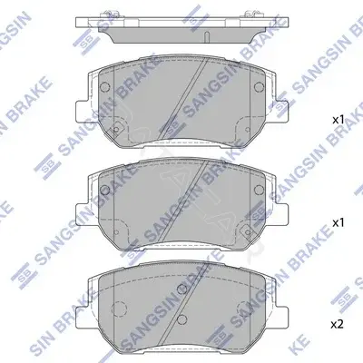 Тормозные колодки Hi-Q SP1913(SD)