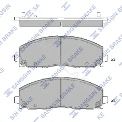 Тормозные колодки Hi-Q SP4323(SD)