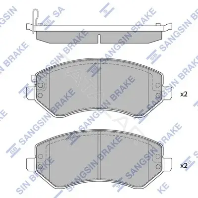 Тормозные колодки Hi-Q SP4170(SD)