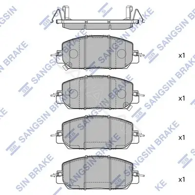 Тормозные колодки Hi-Q SP4176(SD)