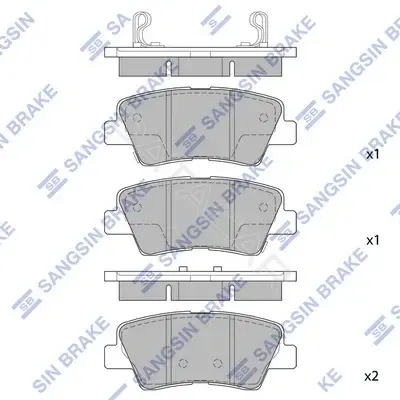 Тормозные колодки Hi-Q SP1239(SD)