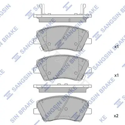 Тормозные колодки Hi-Q SP1905(SD)