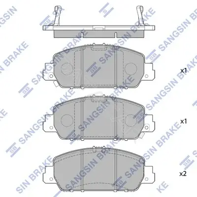 Тормозные колодки Hi-Q SP1779(SD)