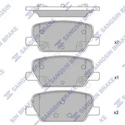 Тормозные колодки Hi-Q SP1915(SD)