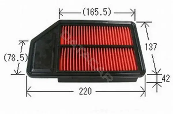 Воздушный фильтр JS ASAKASHI A880J