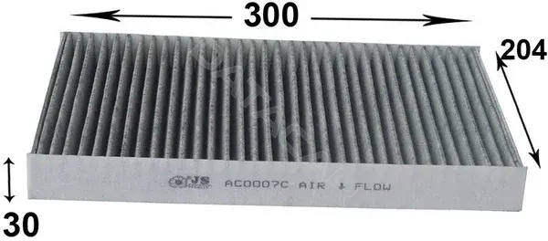 Фильтр салонный JS ASAKASHI AC0007C